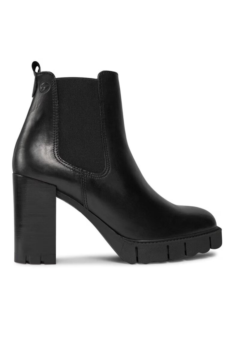 Tamaris Ghete dama 303140359 - Piele naturala - Negru