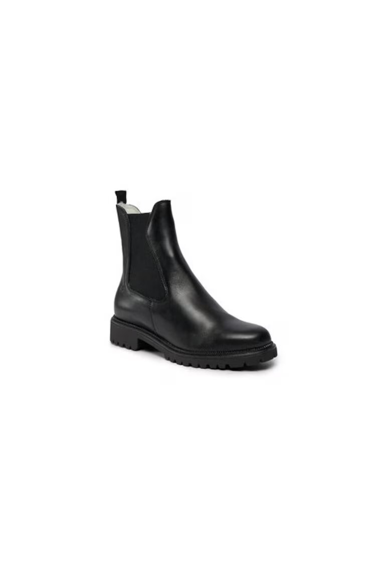 Tamaris Ghete dama 303142582 - Piele naturala - Negru - Negru