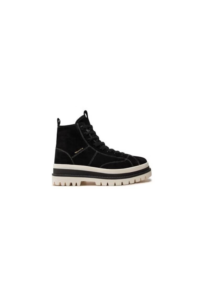 Tamaris Ghete dama 304121302 - Piele naturala - Negru - Negru