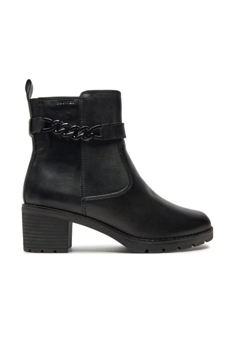 Tamaris Ghete dama 304492440 - Piele naturala - Negru - Negru