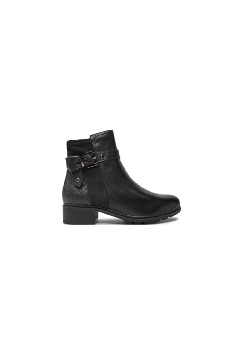 Tamaris Ghete dama 305191540 - Piele naturala - Negru - Negru