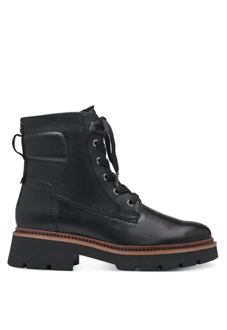Tamaris Ghete de piele - Negru