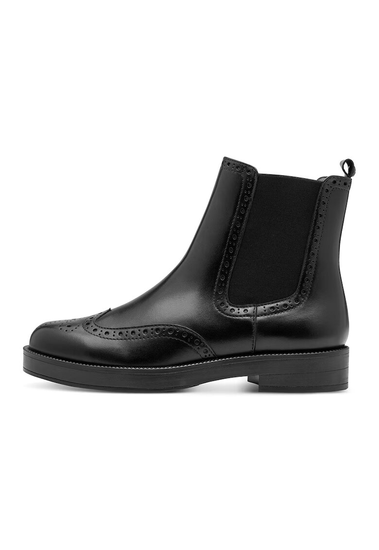 Tamaris Ghete de piele - Negru