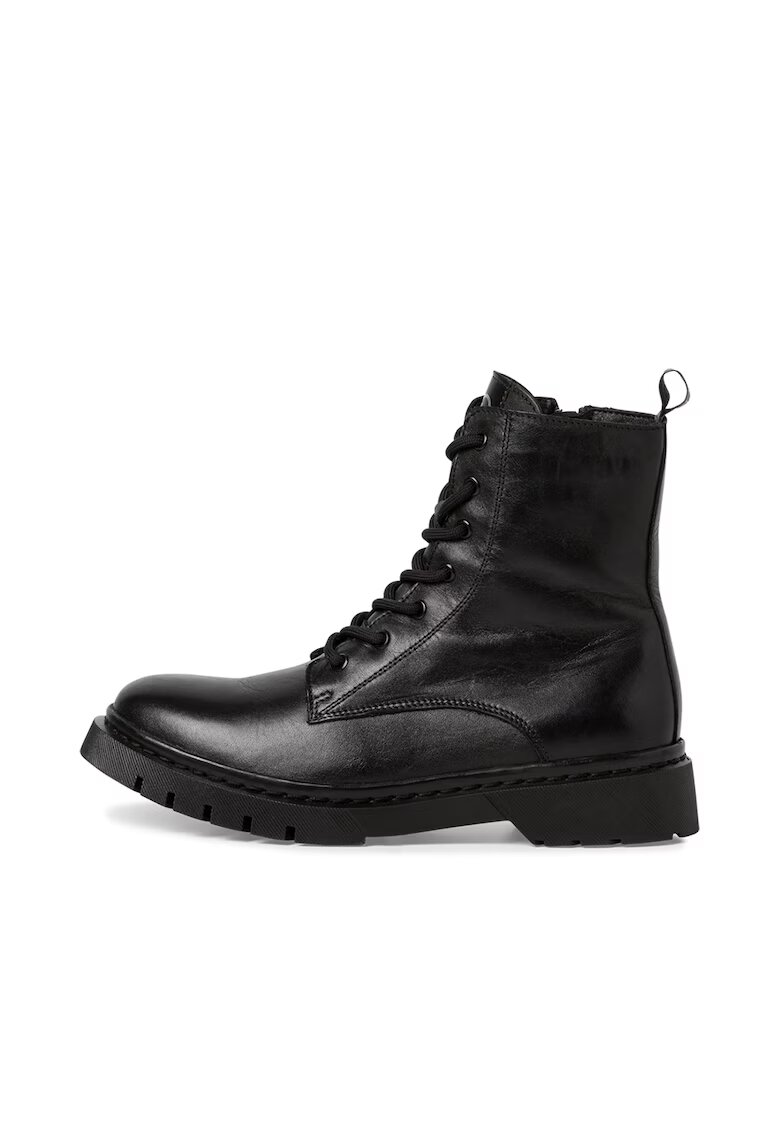 Tamaris Ghete de piele - Negru