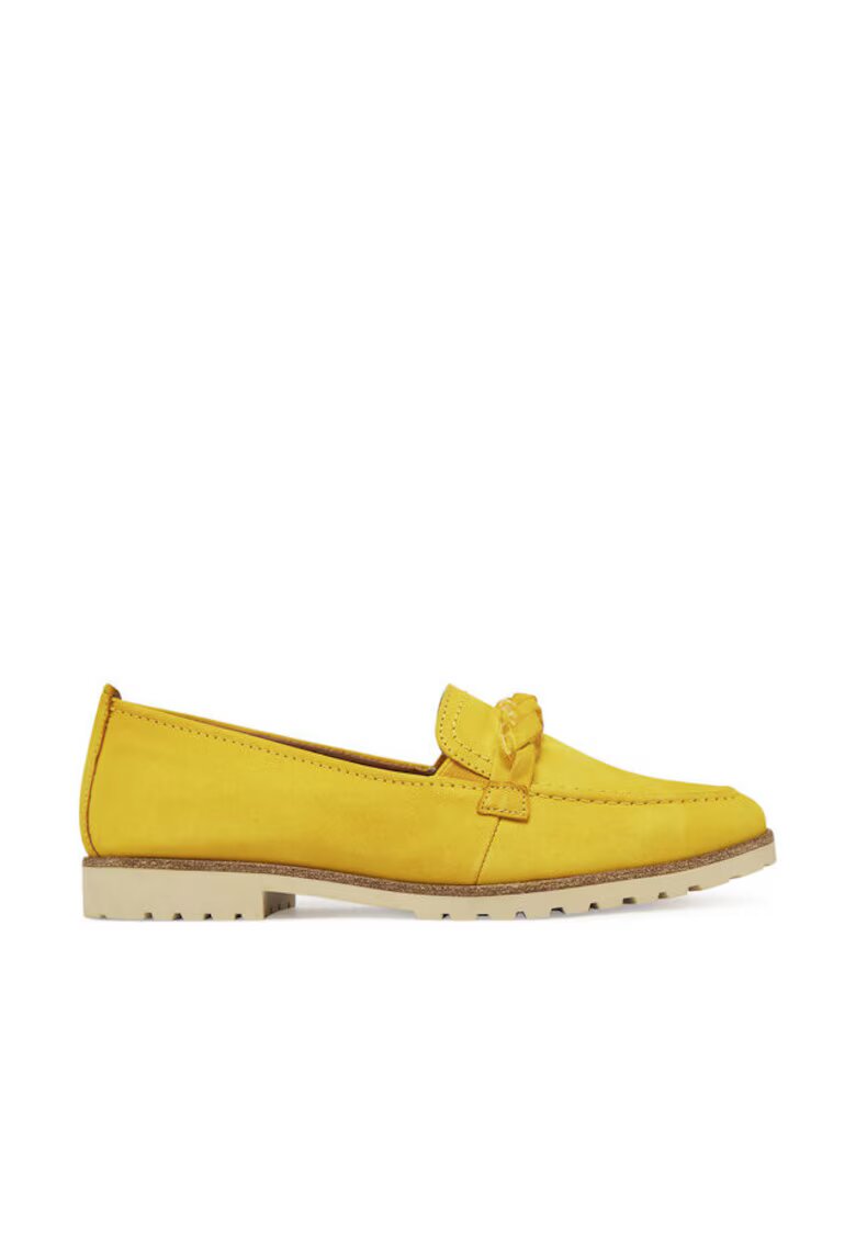 Tamaris Mocasini dama 304653018 - Piele naturala - Galben - Galben