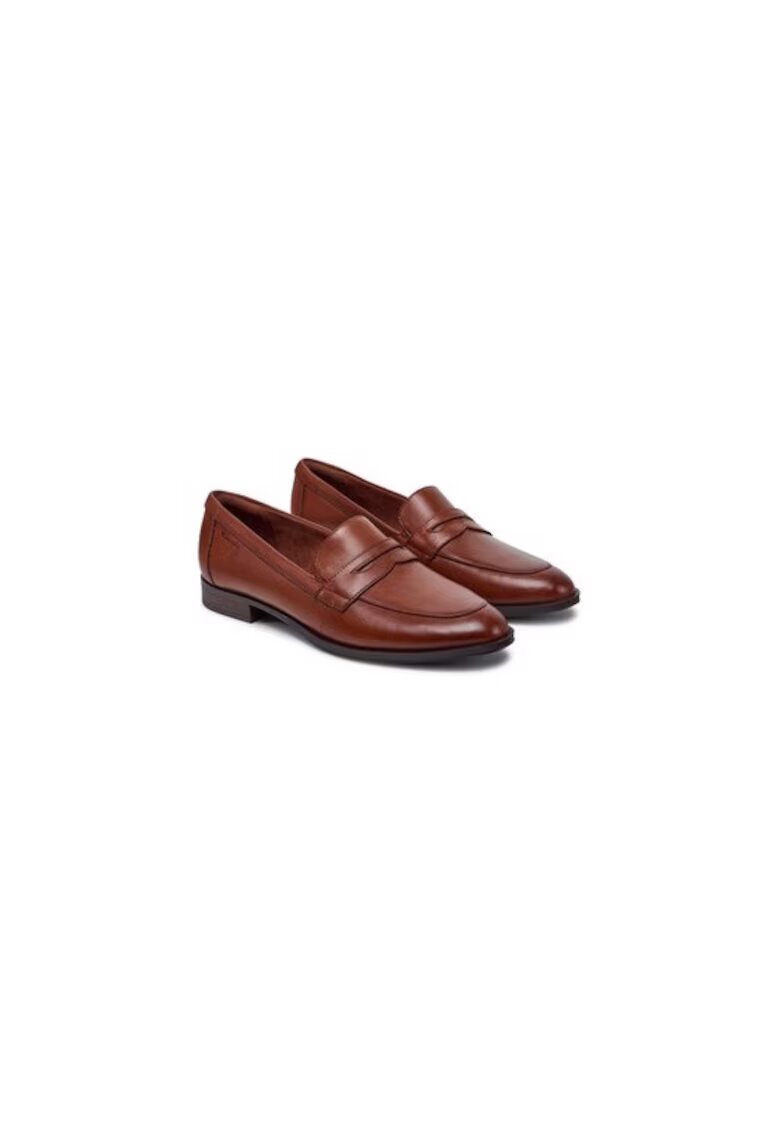 Tamaris Mocasini dama 304653032 - Piele naturala - Maro - Maro