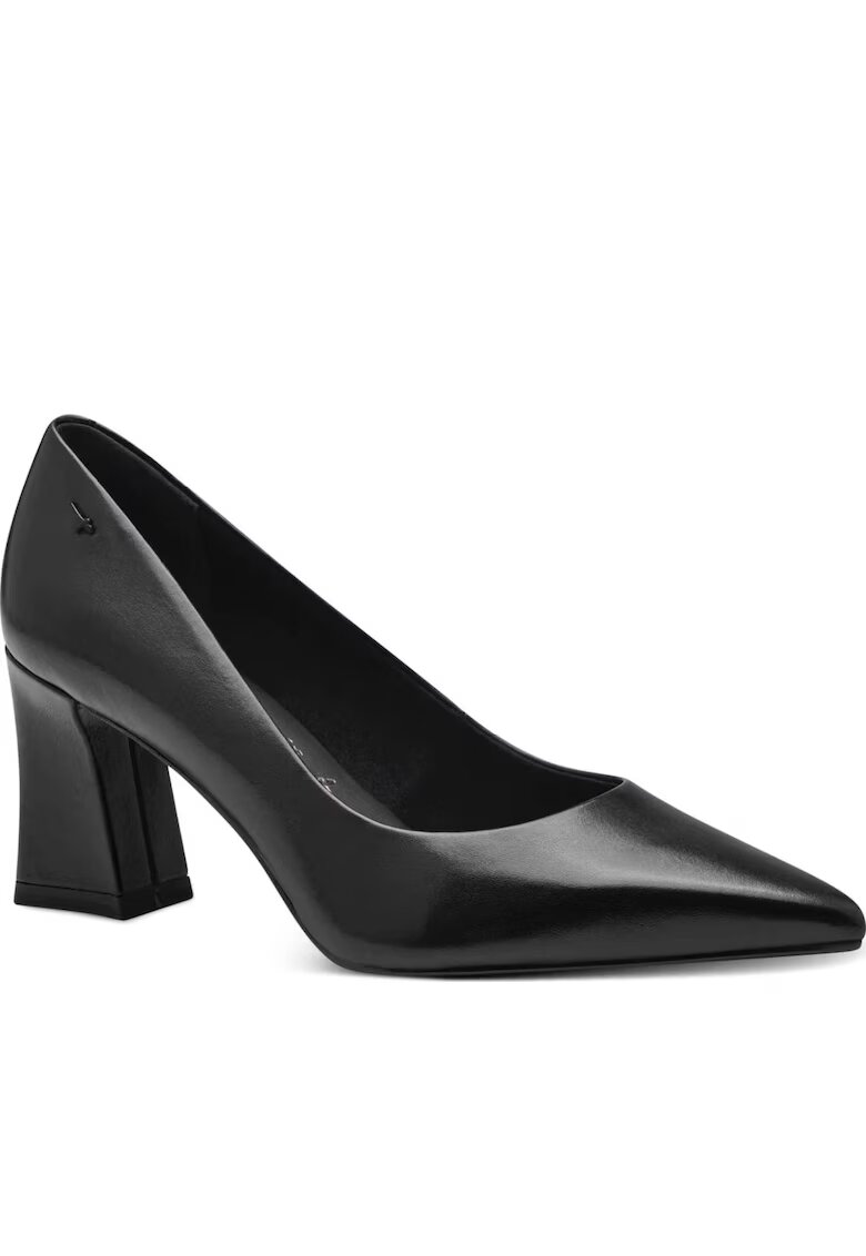 Tamaris Pantofi dama - tocuri inalte - elegant - negru - piele naturala -