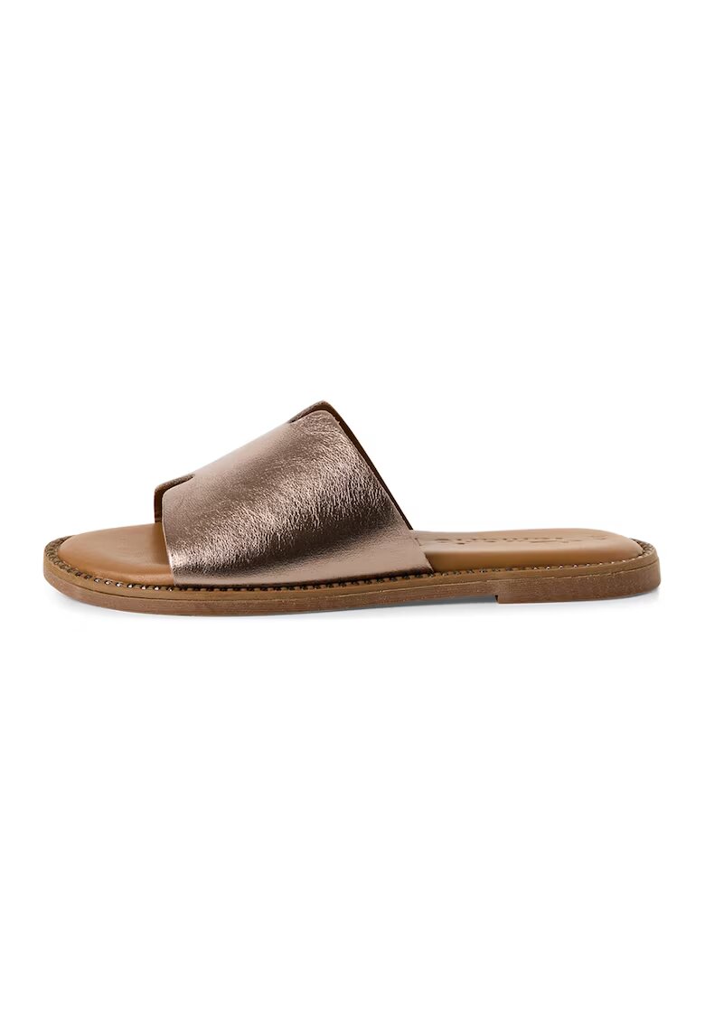 Tamaris Papuci de piele - Auriu rose