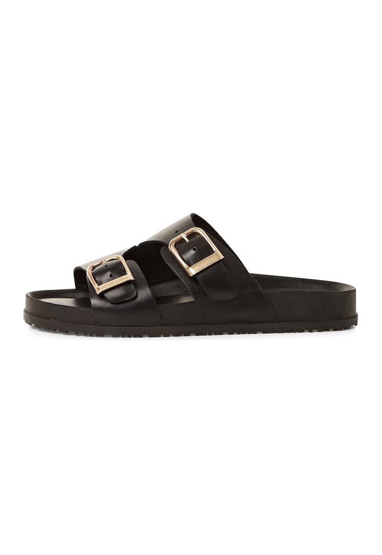 Tamaris Papuci de piele - Negru