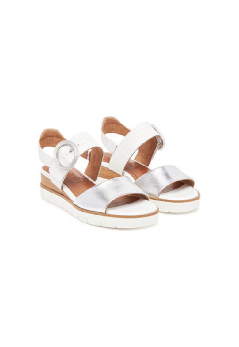 Tamaris Sandale dama - 1-28206-42 - Piele naturala - Alb - Alb