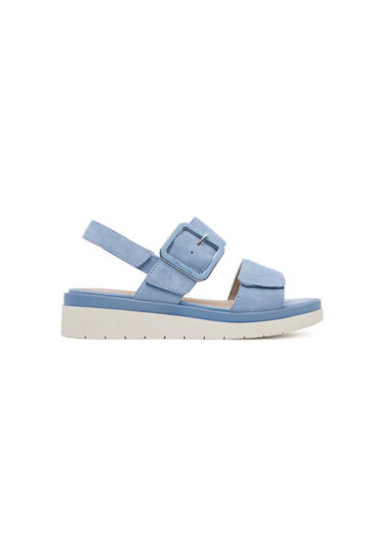 Tamaris Sandale dama - 8-88706-42 845 - Piele naturala - Albastru deschis