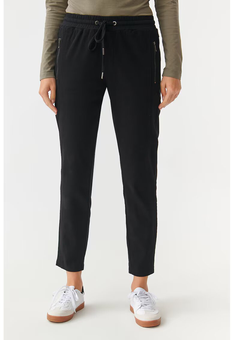 Tatuum Pantaloni de trening din amestec de bumbac Saziri - Negru