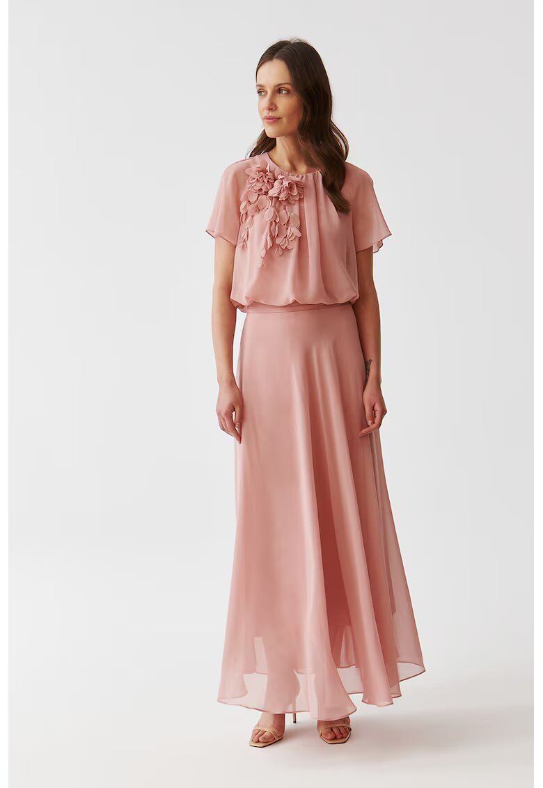 Tatuum Rochie maxi vaporoasa - Roz