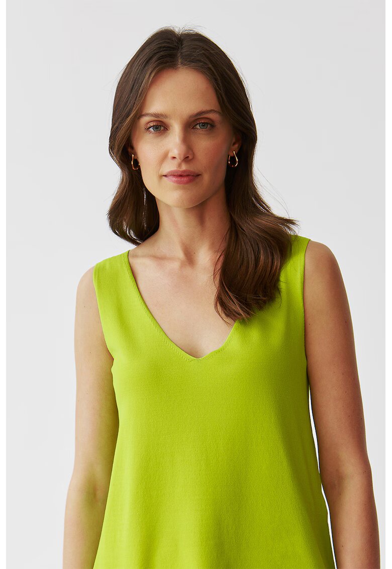 Tatuum Top cu decolteu in V Nikala - Verde lime
