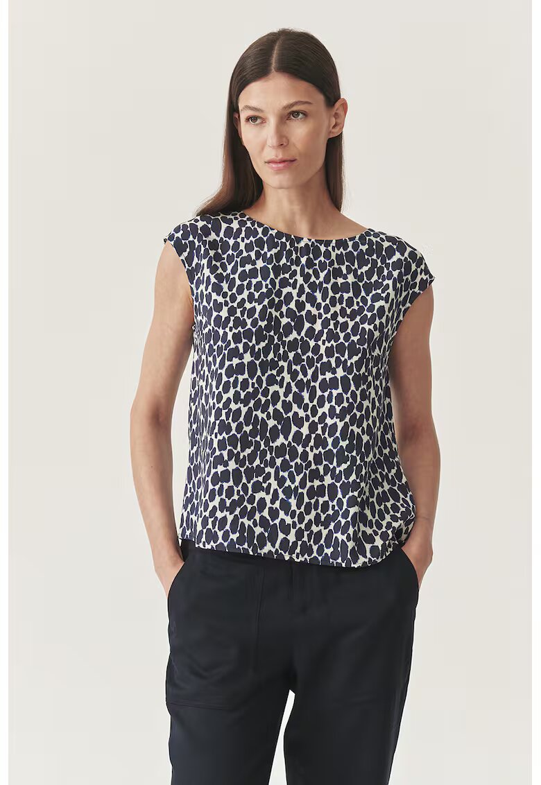 Tatuum Tricou cu model - Alb/Bleumarin