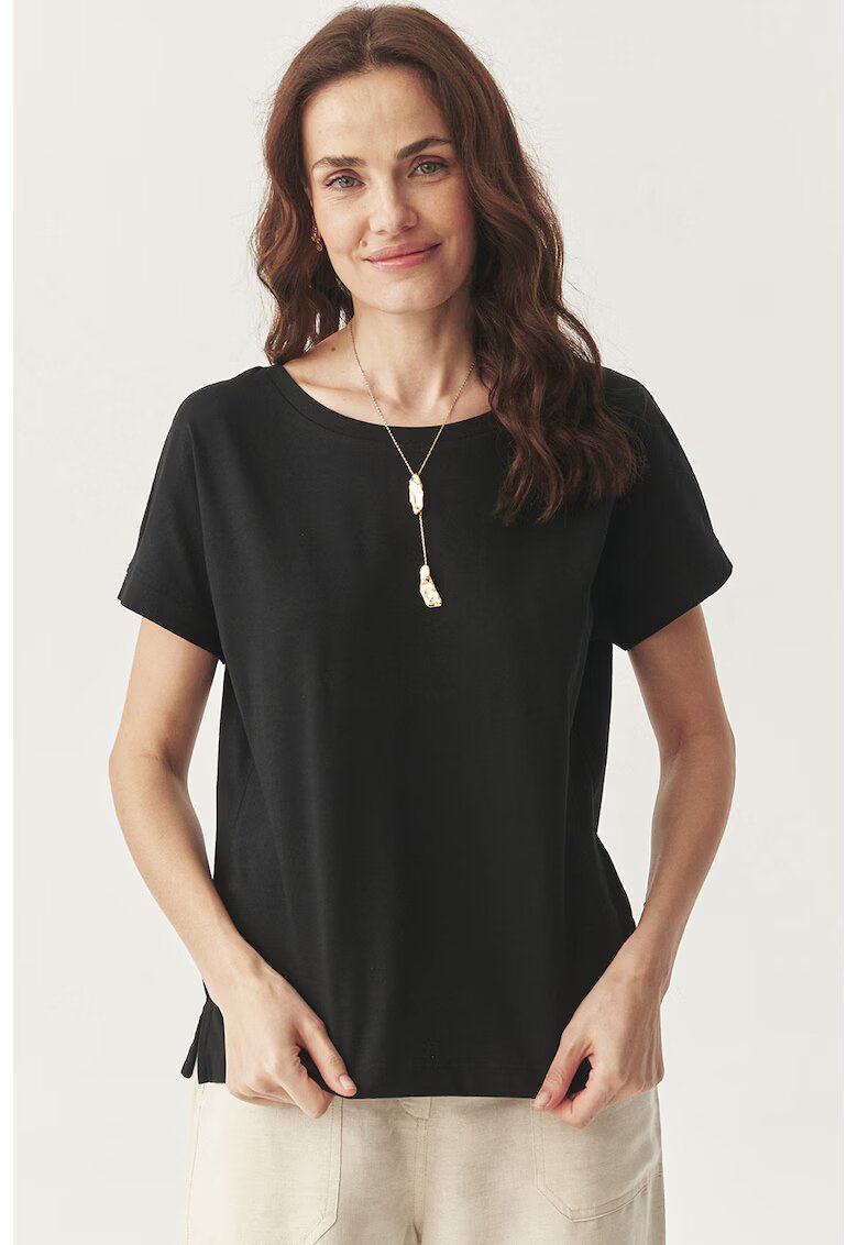 Tatuum Tricou lejer de bumbac - Negru