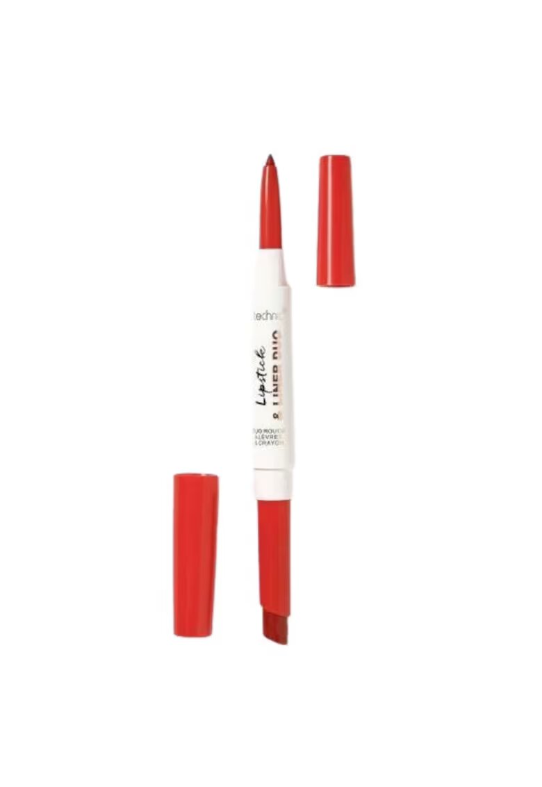 Technic Set Ruj si Creion Buze - Duo - Vegandwqf - Coral