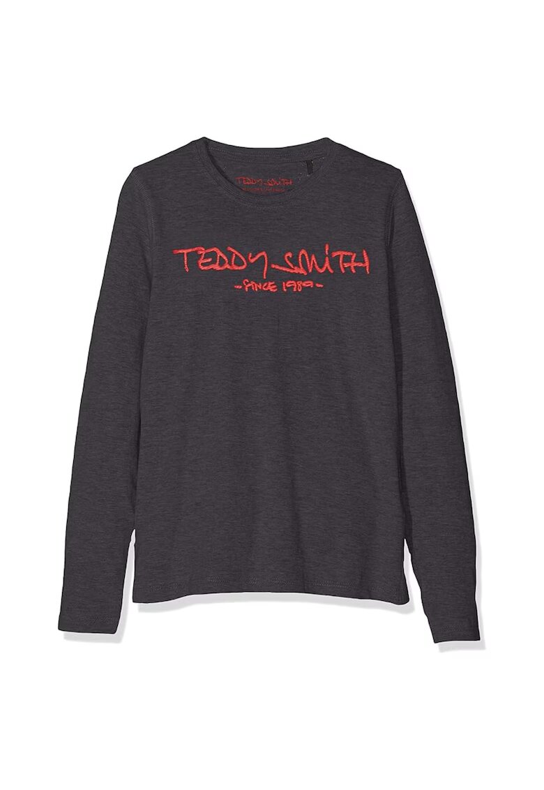Teddy Smith Bluza pentru copii Ticlass cu maneca lunga - gri -