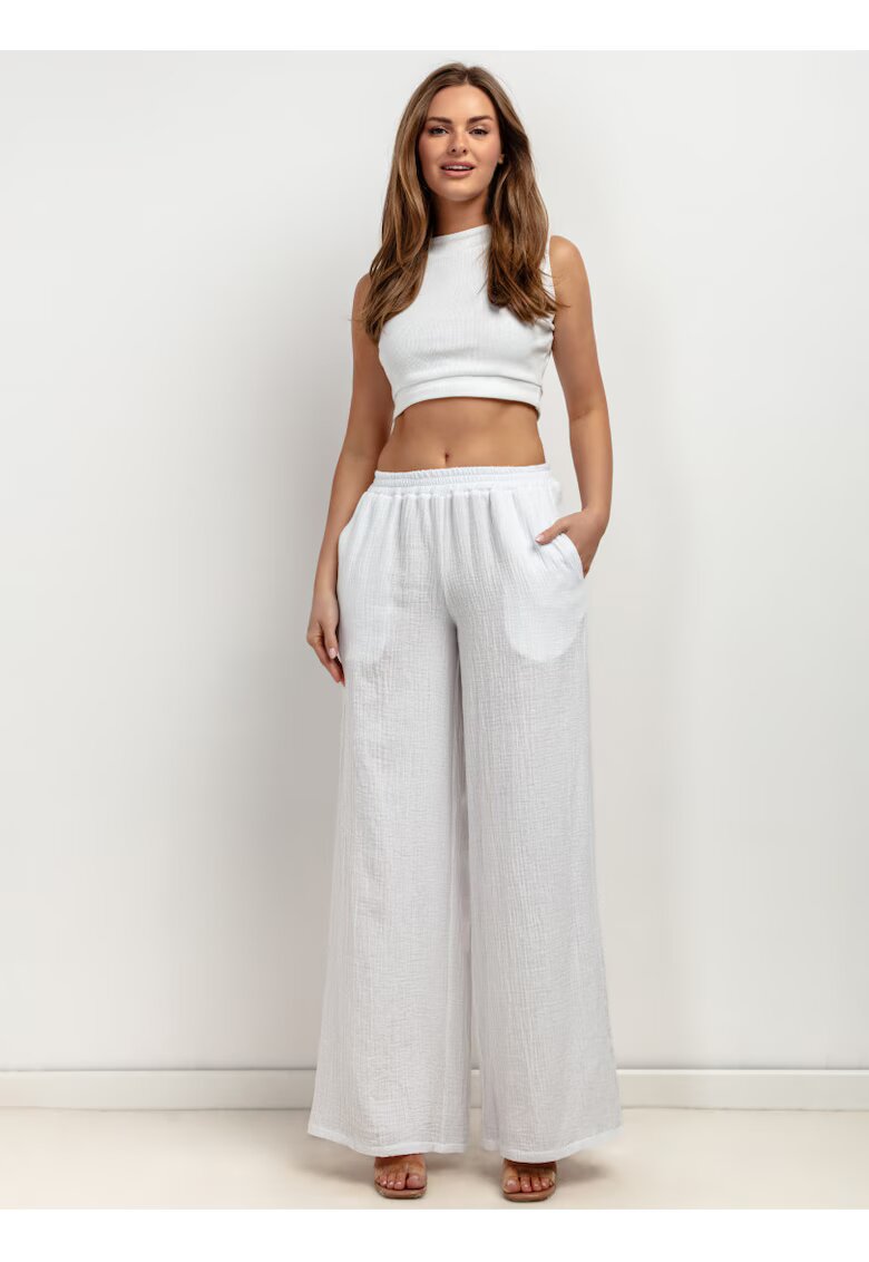 Tessita Pantaloni lejeri din bumbac -