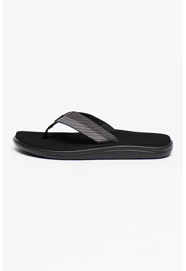 Teva Papuci flip-flop cu bareta din material textil Voya - Negru/Gri