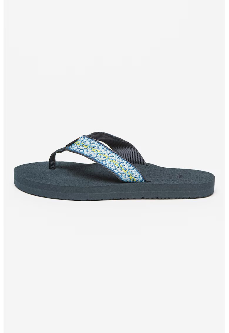Teva Papuci flip-flop din material textil Mush - Albastru