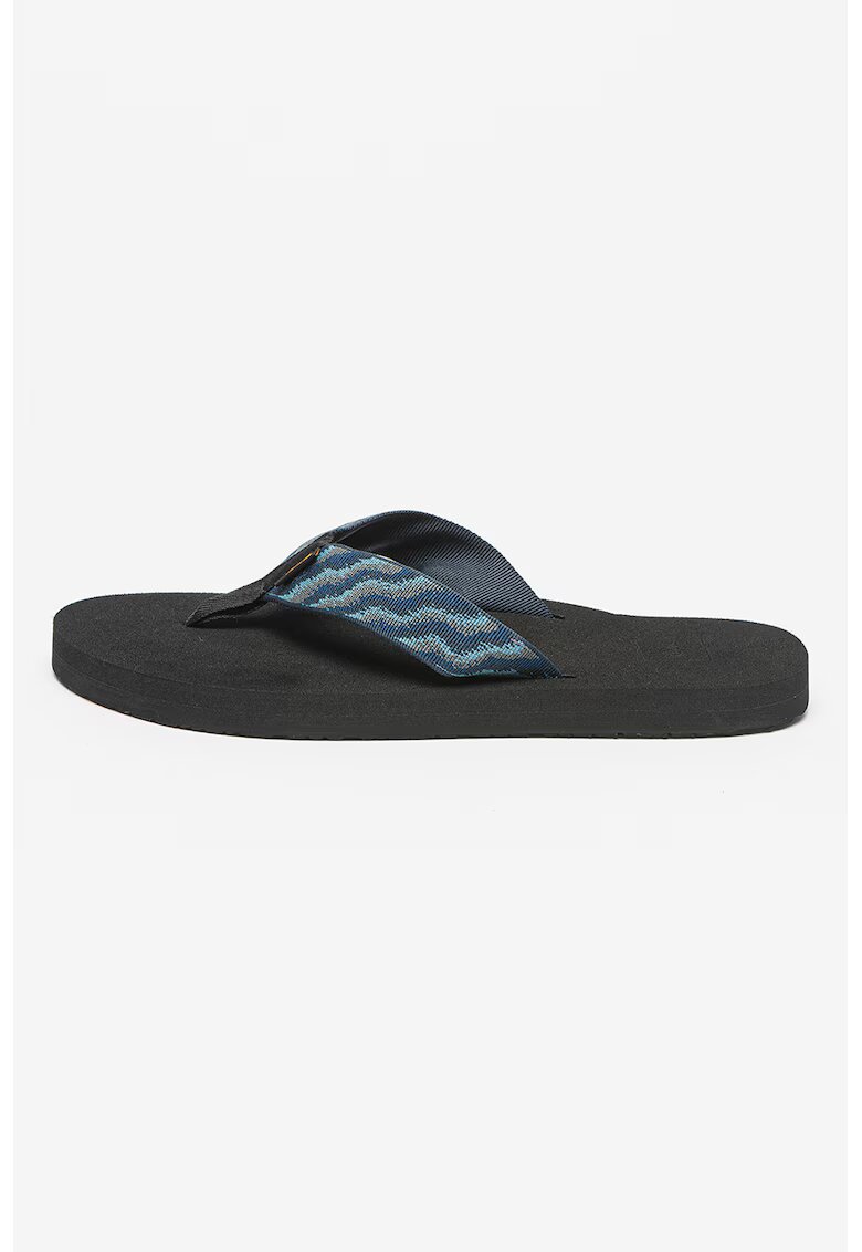 Teva Papuci flip-flop din material textil Mush - Albastru