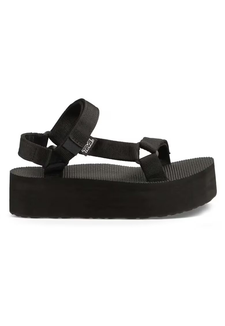 Teva Sandale wedge din material textil cu velcro Universal