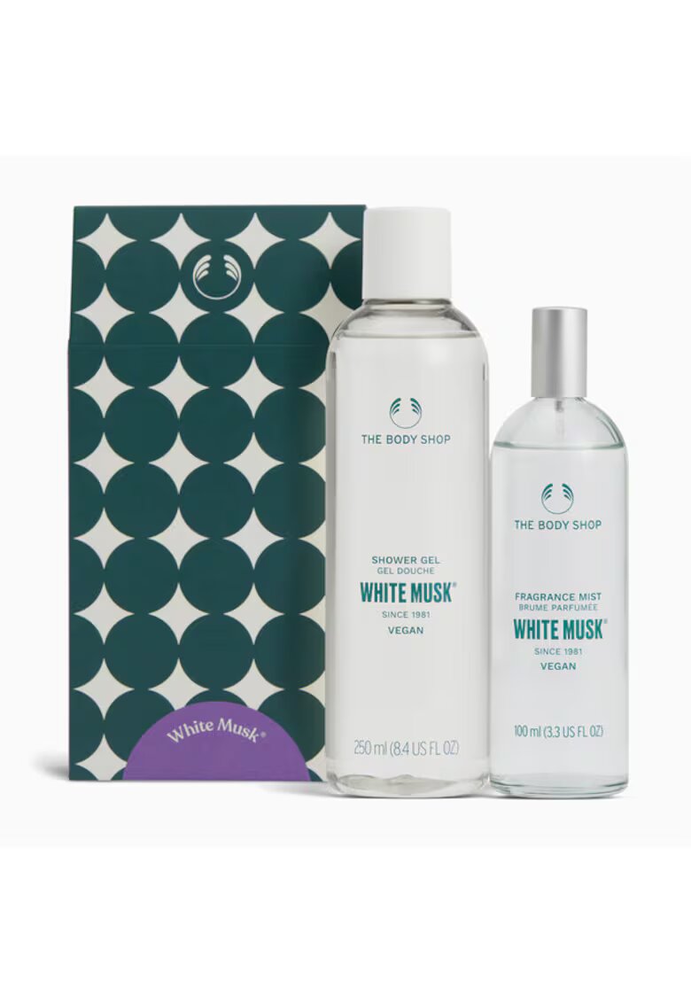 The Body Shop Set Cadou Gel de dus/Spray de corp - White Musk Intro - 100 ml/250 ml