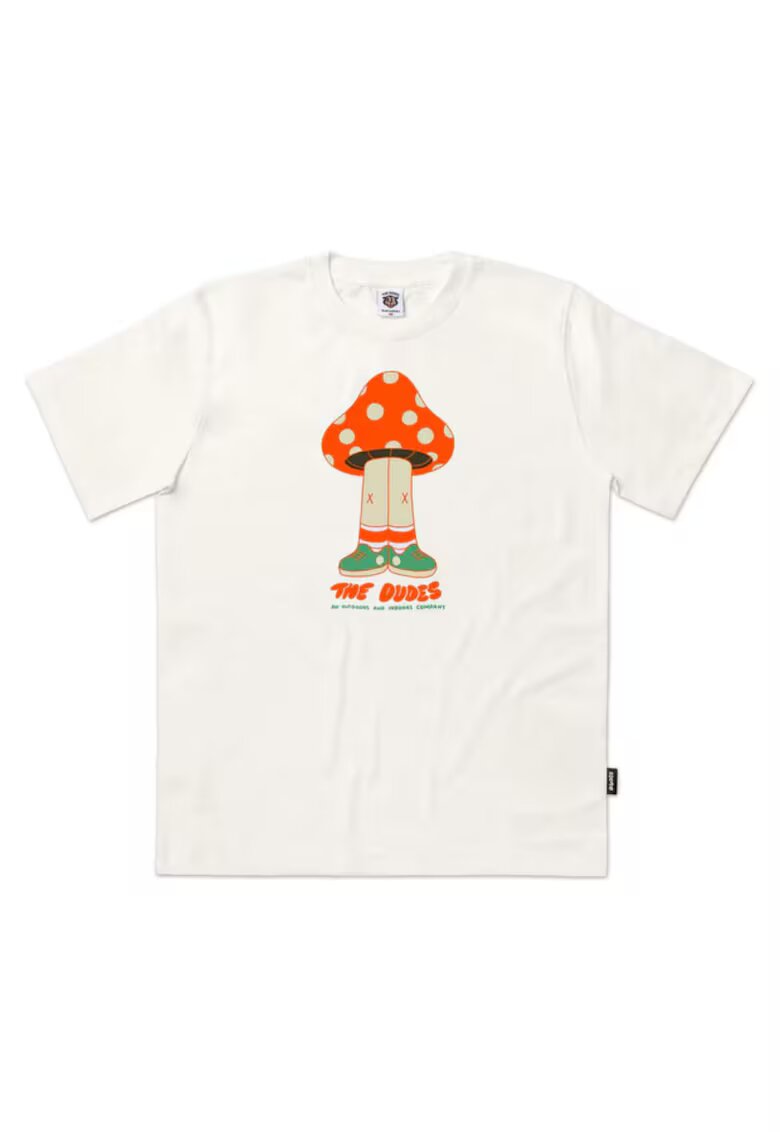 THE DUDES Tricou din bumbac organic Shroomy -