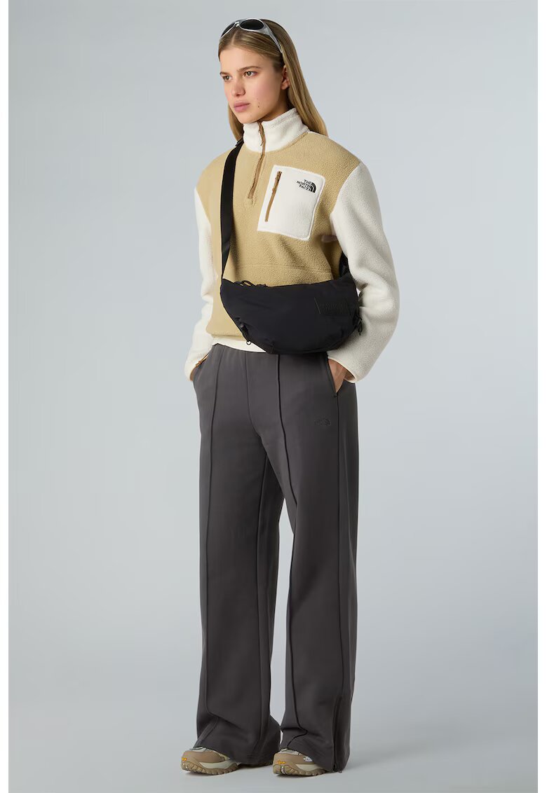 The North Face Bluza de trening de iarna cu fermoar scurt Yumiori - Maro taupe deschis/Alb murdar
