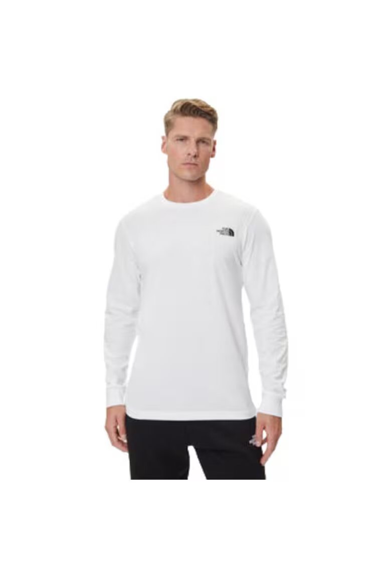 The North Face Bluza sport barbati - bumbac/poliester - alb