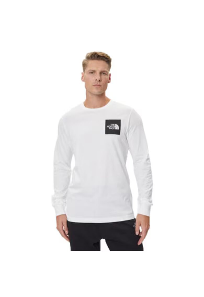 The North Face Bluza sport barbati - bumbac/poliester - alb/negru