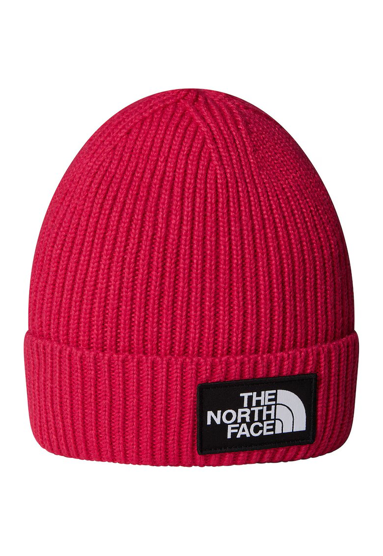 The North Face Caciula elastica cu aplicatie logo - Rosu