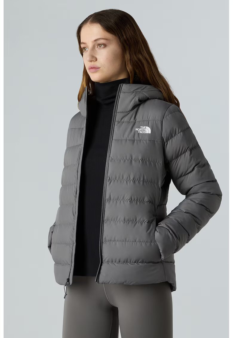 The North Face Geaca cu umplutura de puf si gluga Aconcagua III - Gri