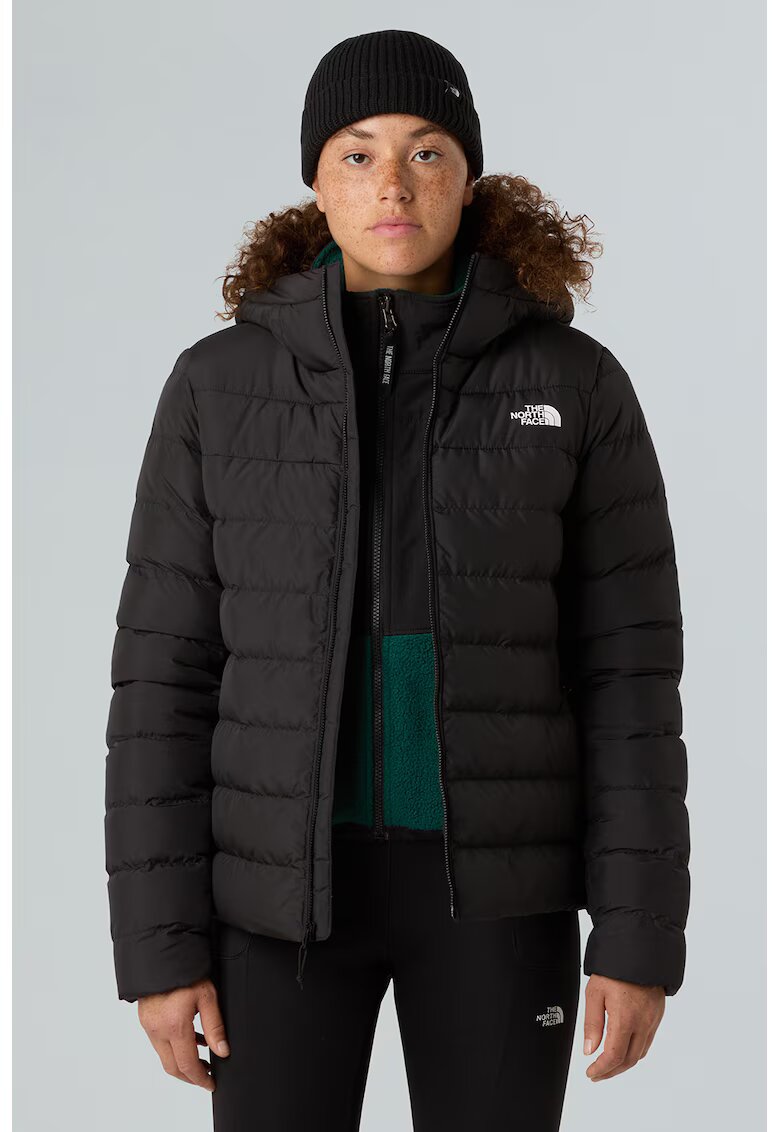 The North Face Geaca cu umplutura de puf si gluga Aconcagua III - Negru
