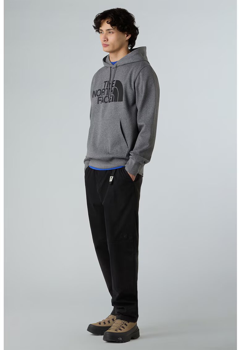 The North Face Hanorac din amestec de bumbac cu imprimeu logo - Gri antracit