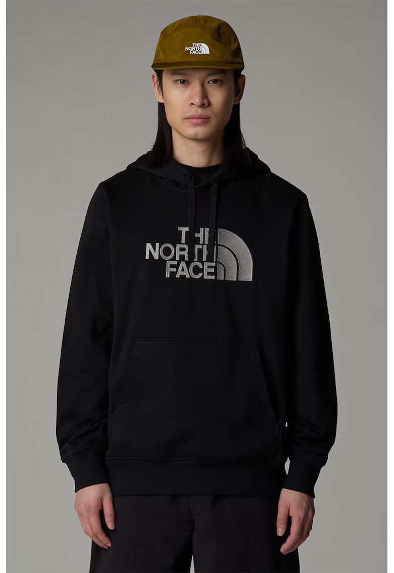 The North Face Hanorac din amestec de bumbac cu logo - Negru/Gri