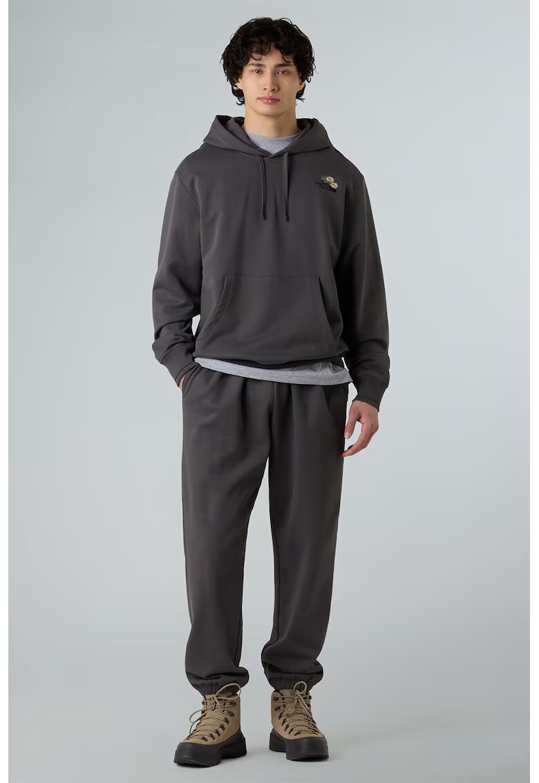 The North Face Hanorac relaxed fit din bumbac unisex Flower Dome - Gri inchis