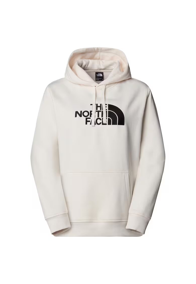 The North Face Hanorac sport dama Drew Peak - gluga ajustabila - buzunar cangur - bumbac/poliester - bej