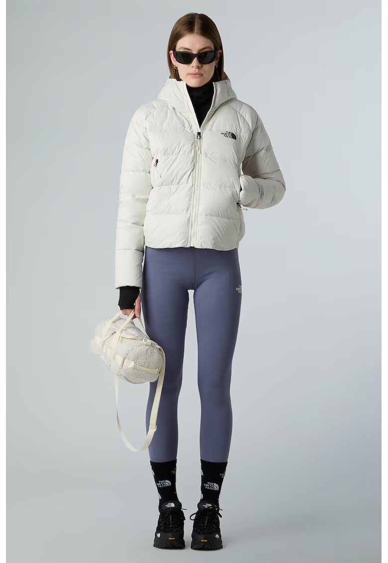 The North Face Jacheta crop cu umplutura de puf Hyalite - Alb