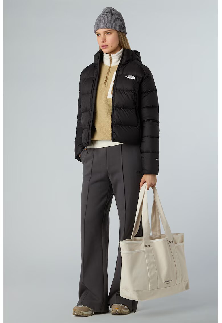 The North Face Jacheta crop cu umplutura de puf Hyalite - Negru
