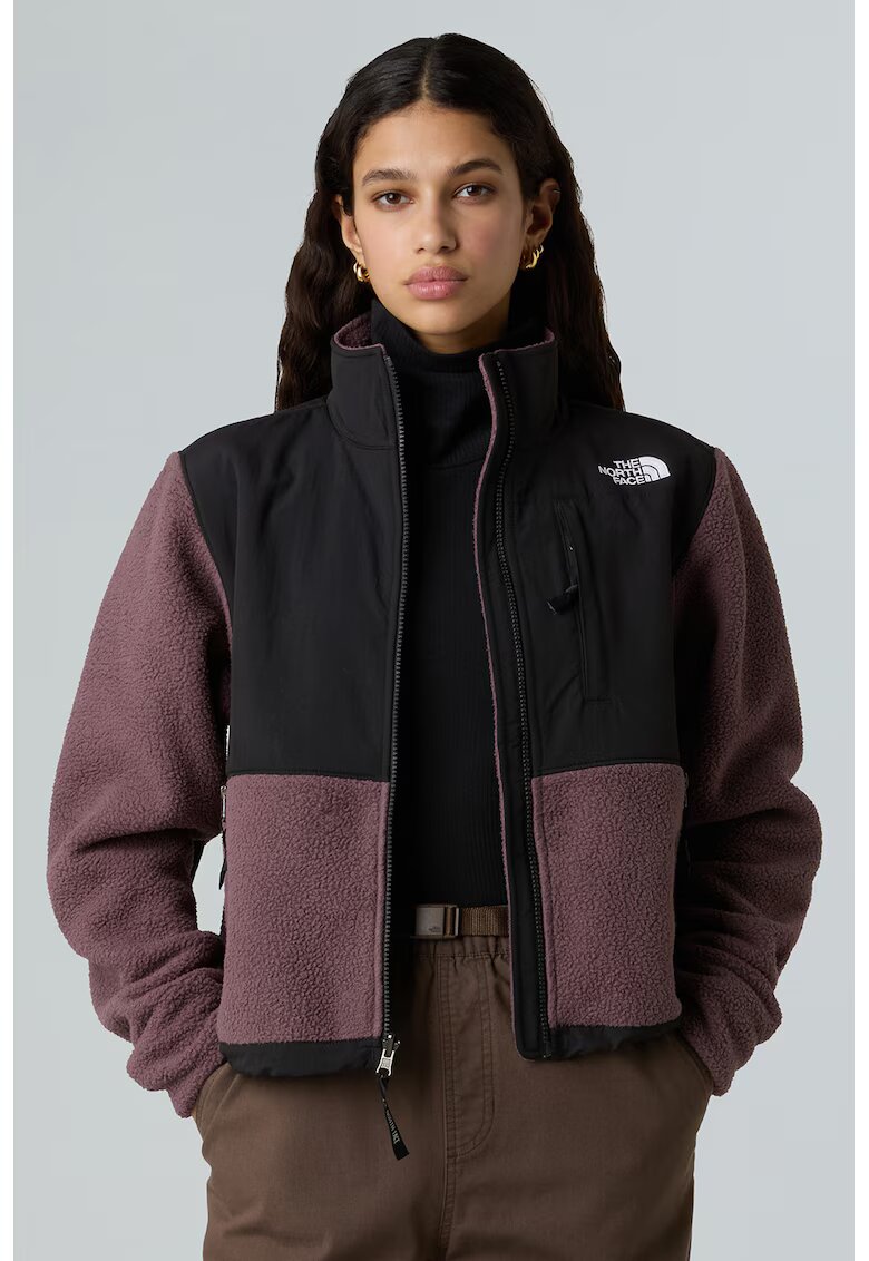 The North Face Jacheta cu fermoar Retro Denali - Negru/Violet pruna