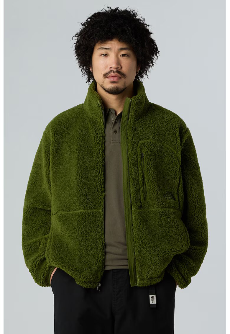 The North Face Jacheta cu fermoar si model uni - Verde