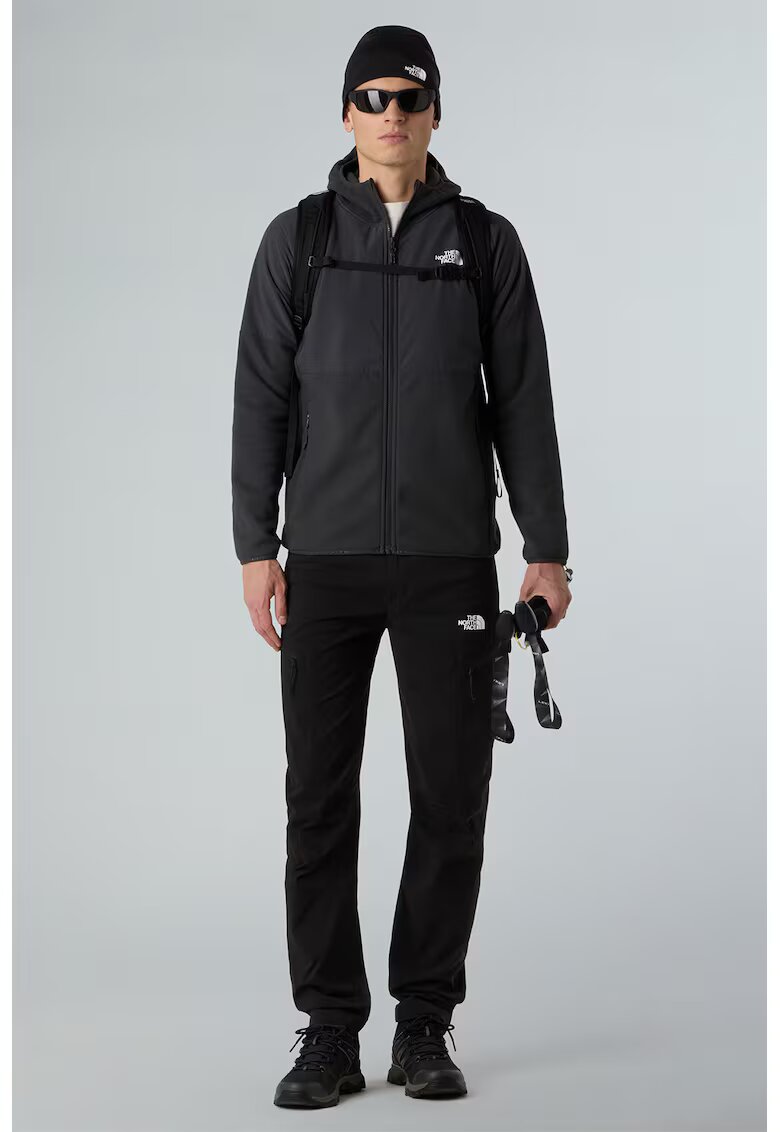 The North Face Jacheta cu logo pentru drumetii Glacier - Gri inchis