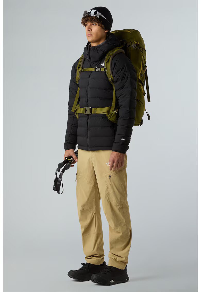 The North Face Jacheta elastica cu umplutura de puf si gluga pentru drumetii Abseil - Negru