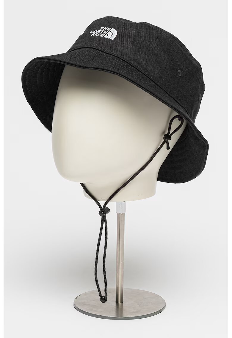 The North Face Palarie bucket cu logo brodat - Negru