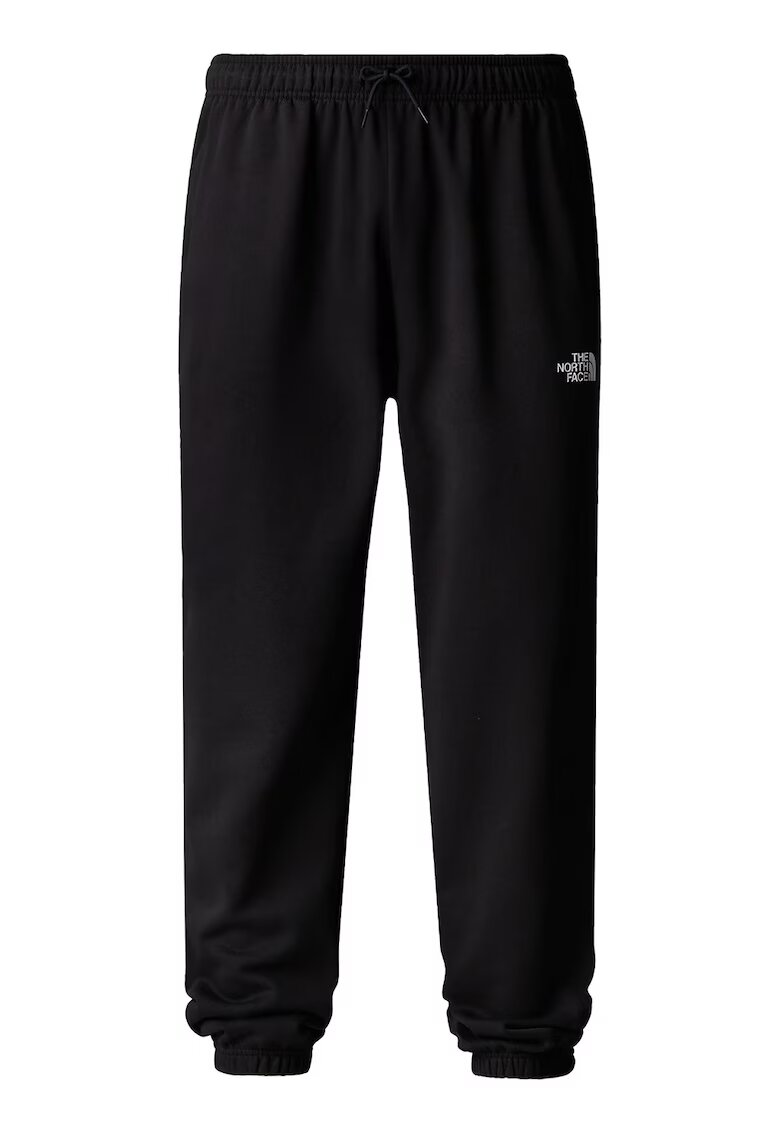 The North Face Pantaloni de trening cu logo si snur - Negru/Alb optic