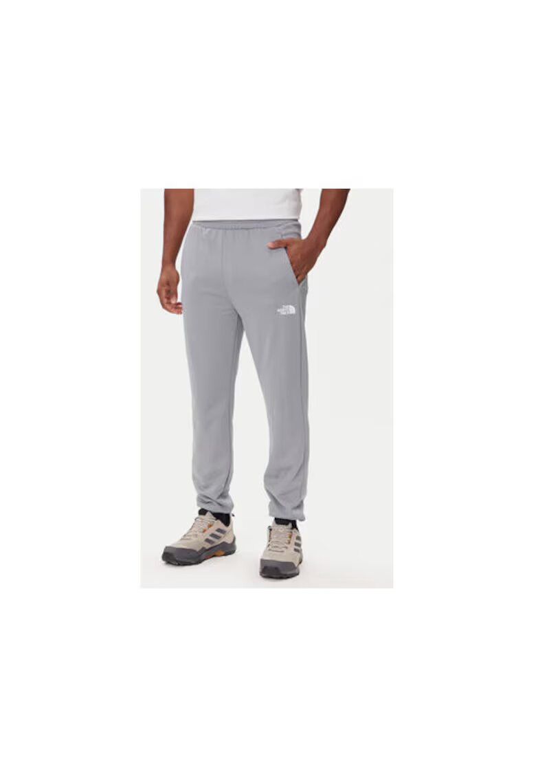 The North Face Pantaloni de trening pentru barbati - poliester - gri