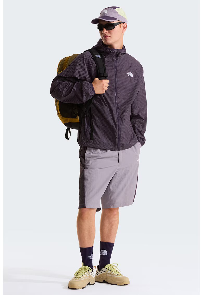 The North Face Pantaloni scurti relaxed fit din nailon cu o curea - Violet prafuit