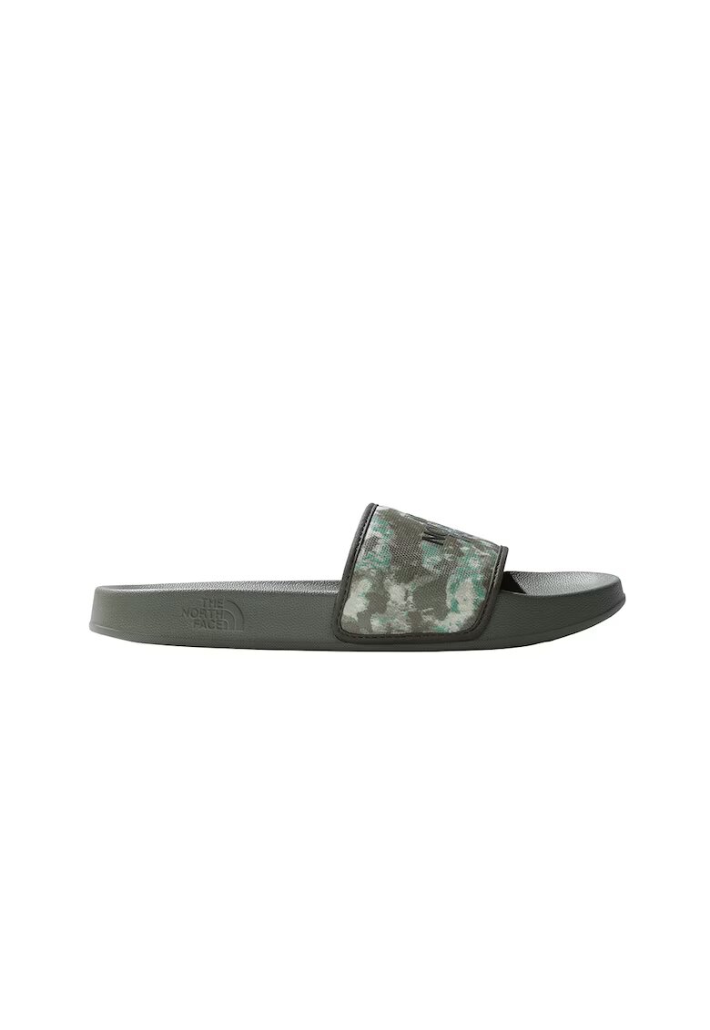 The North Face Papuci cu imprimeu logo Base Camp - Verde